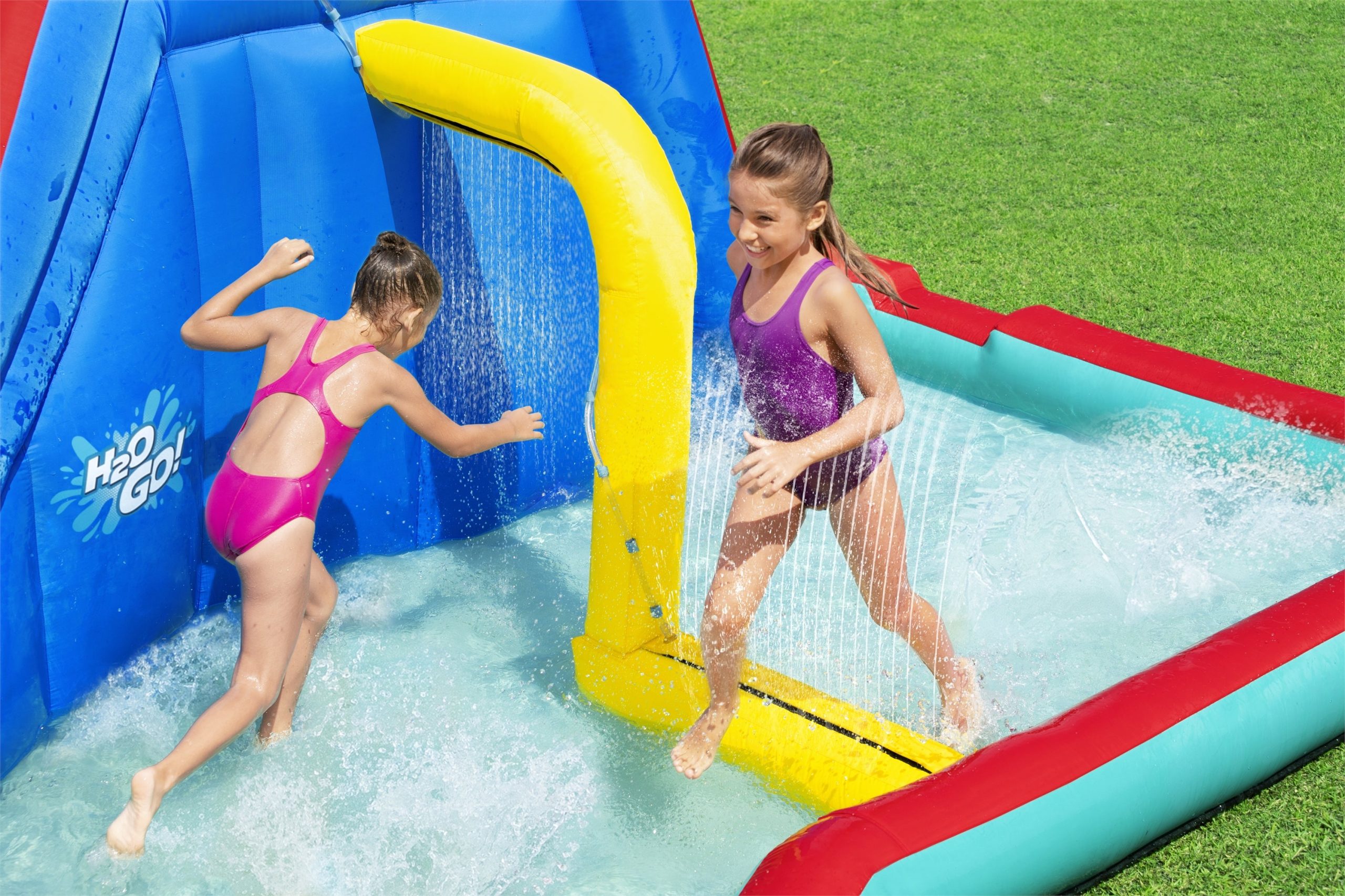 H2OGO! Waterfall Waves Kids Inflatable Water Park 18'8 - Image 6