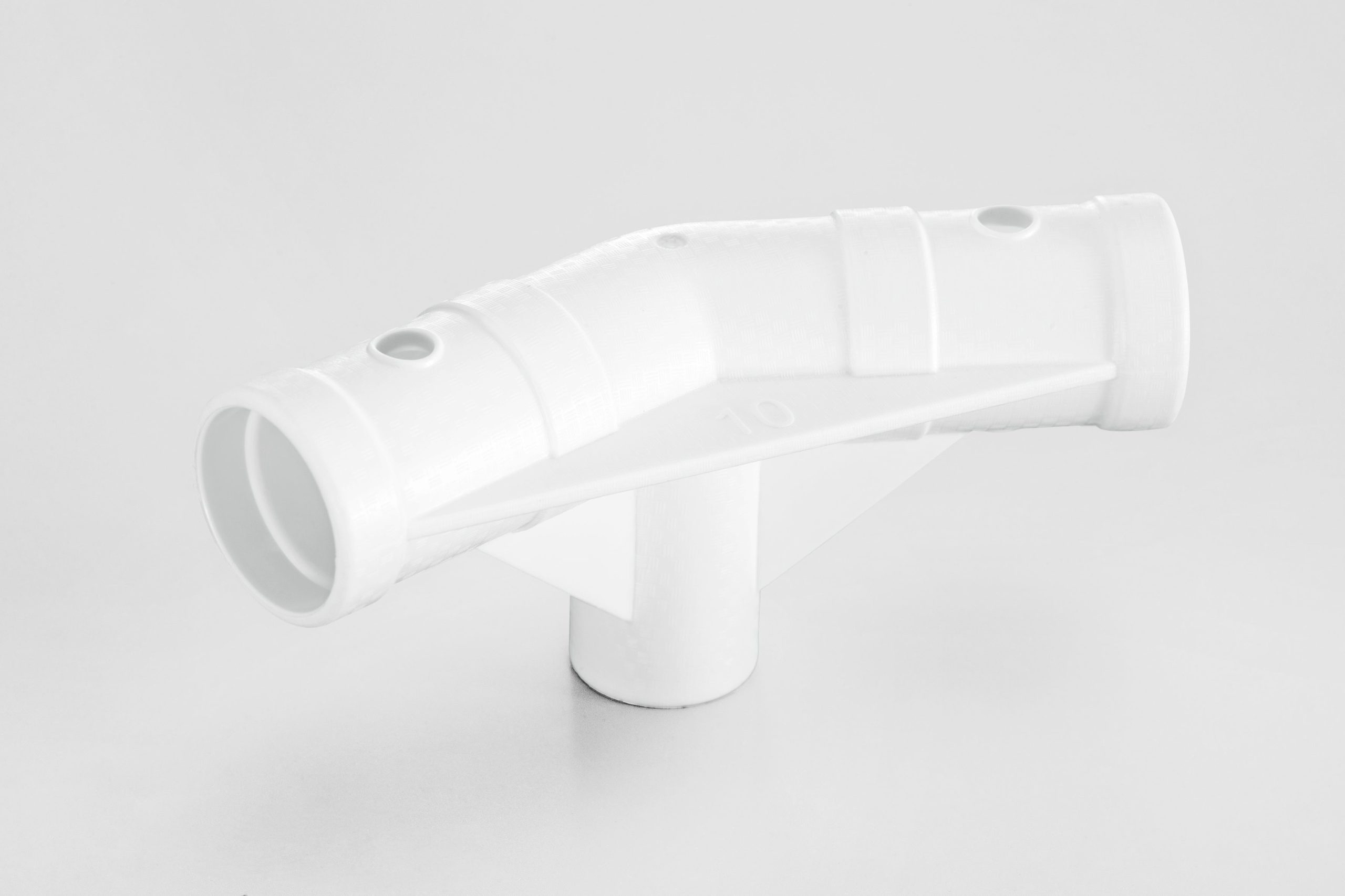 Steel Pro Round Above Ground Pool T-Connector Replacement. White